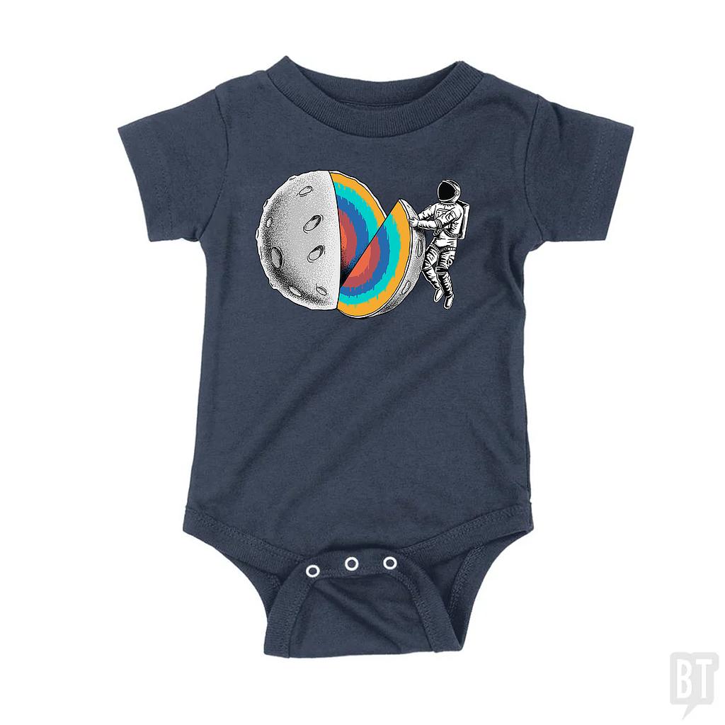 BustedTees: Moon Baby One-Piece
