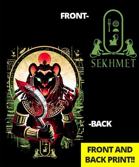 Qwertee: Sekhmet Goddess of War