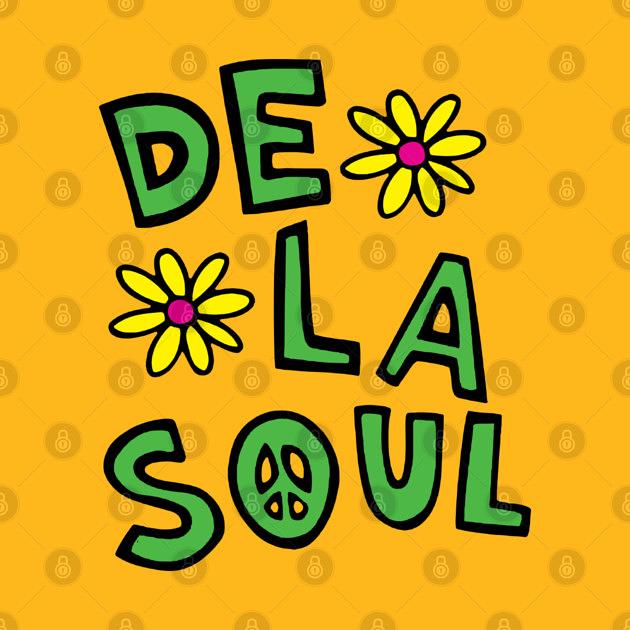 TeePublic: De La Soul Retro Hip Hop Logo Simple Handdrawn