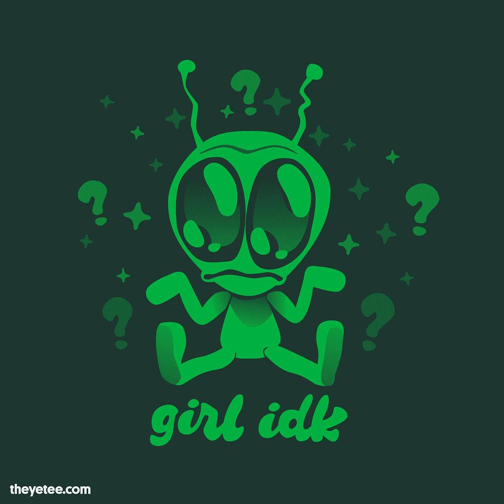 The Yetee: girl idk