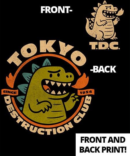 Qwertee: Tokyo Destruction Club