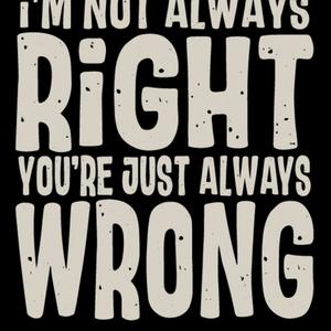 Graphic for always right