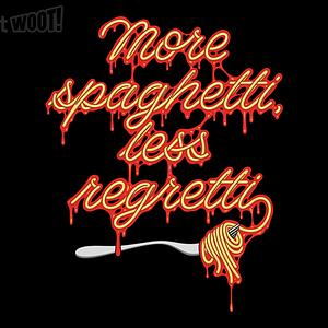 Graphic for More Spaghetti Less Regretti