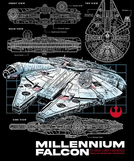 Qwertee: REBEL LIGHT FREIGHTER