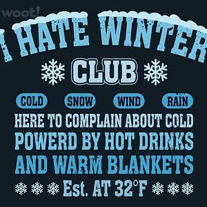Graphic for I Hate Winter Club