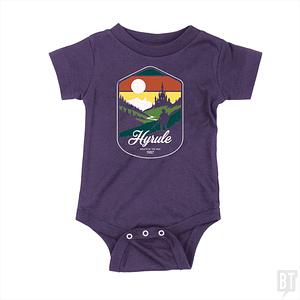 Graphic for Visit Hyrule Baby One-Piece