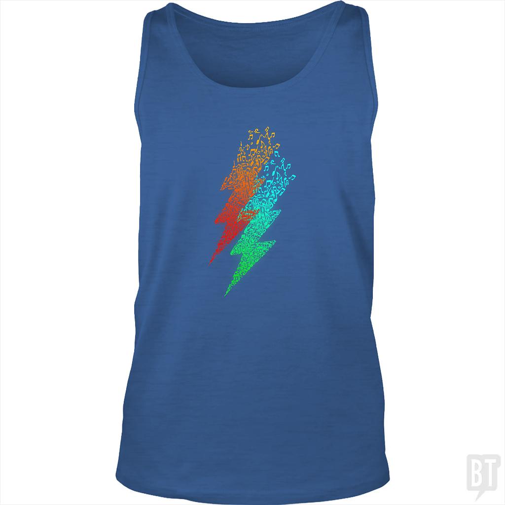 BustedTees: Electro Music Tank Top