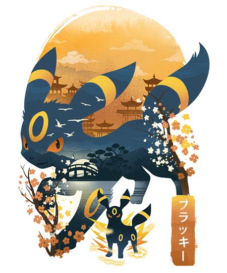 Qwertee: Ukiyo-E Dark Pulse