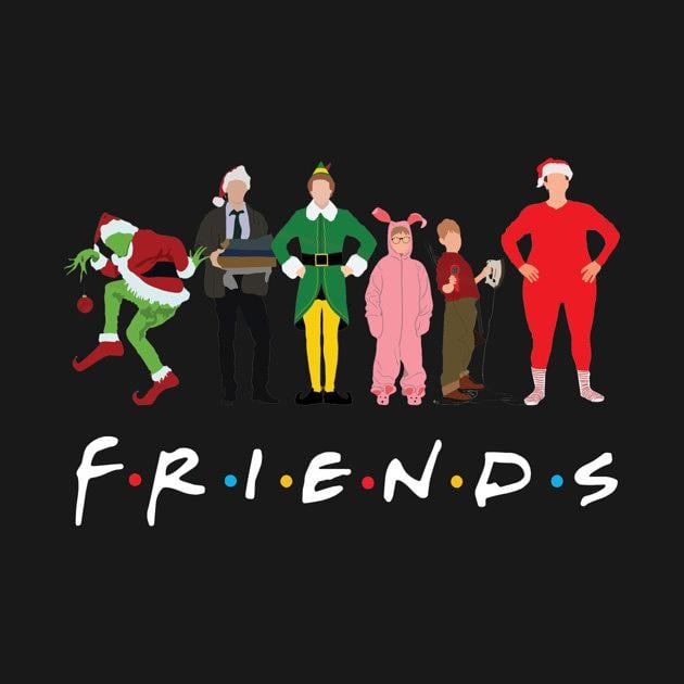 TeePublic: Christmas Movie Friends