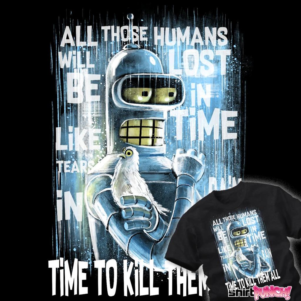 ShirtPunch: Like Bender In Rain