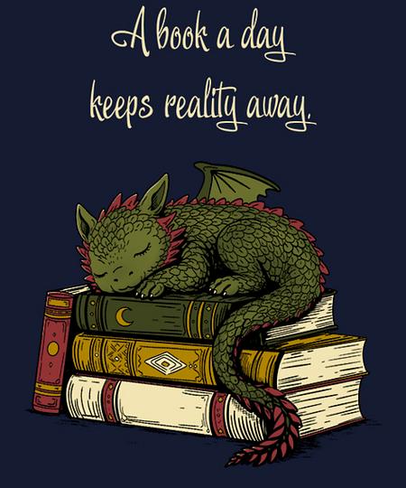 Qwertee: A Book A Day Keeps Reality Away