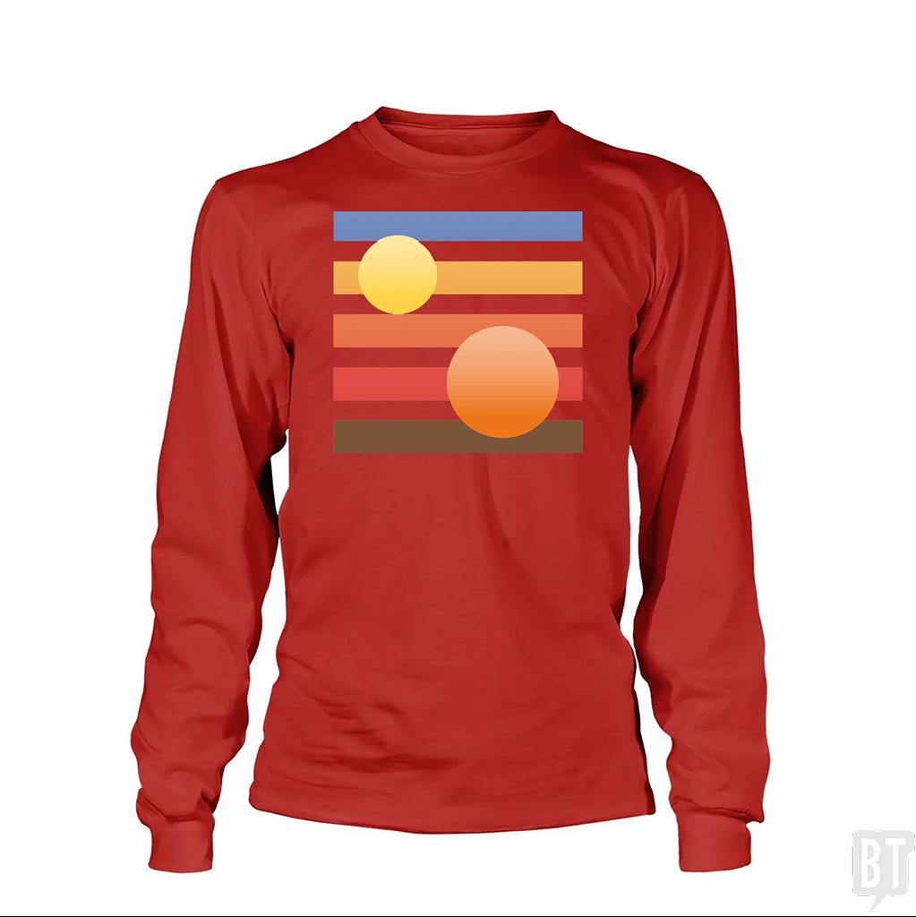 BustedTees: Artistic Tatooine Long Sleeve