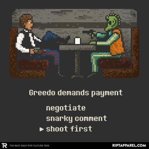 Graphic for Greedo Demands Payment