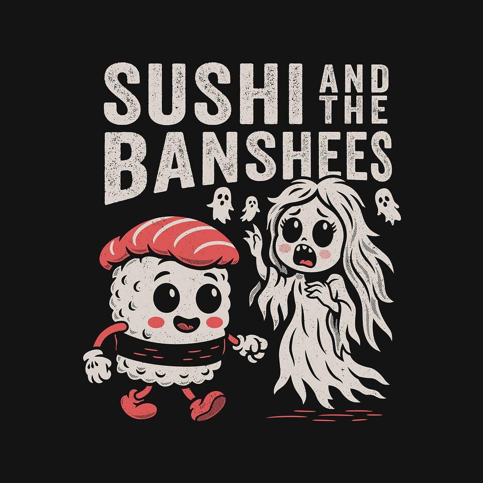 TeeFury: Sushi And The Banshees