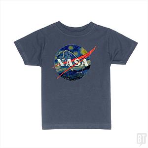 Graphic for NASA Starry Night Kids Shirt