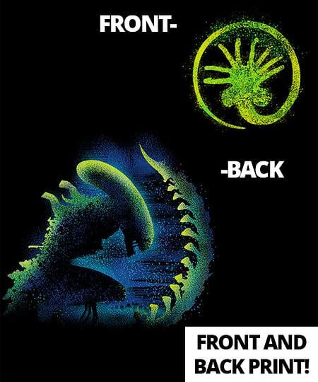 Qwertee: Facehugger Xenomorph