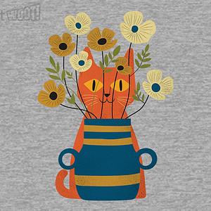Graphic for Cat Behind the Flowerpot