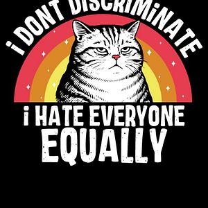 Graphic for i hate everyone equally