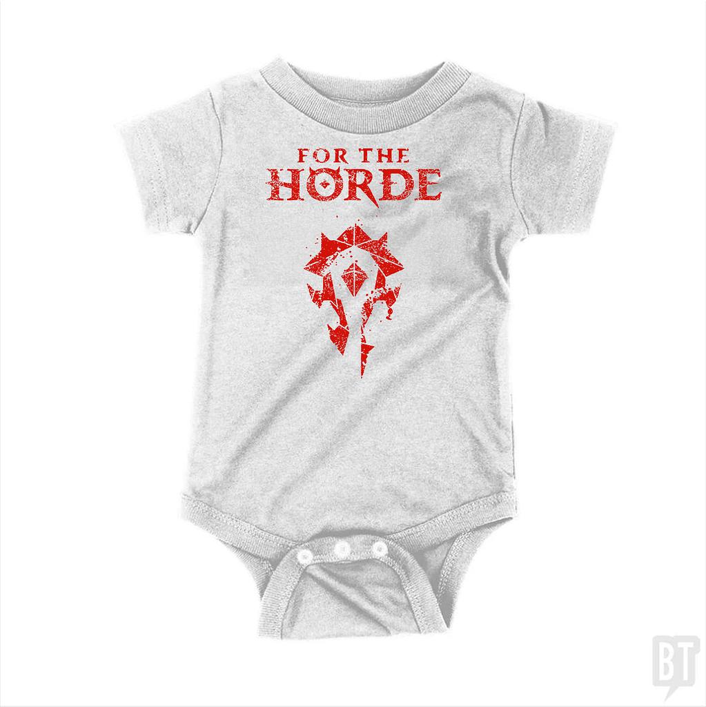 BustedTees: For the Horde Baby One-Piece