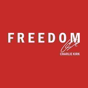 Graphic for In October We wear Red Freedom Charlie-Kirk Signature