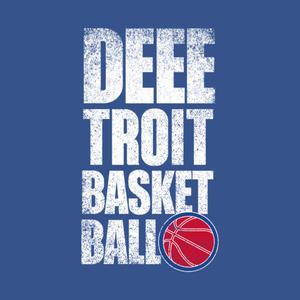 Graphic for Vintage Deeetroit Basketball Funny Detroit Basketball Retro