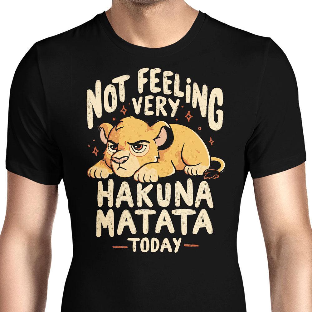 Once Upon a Tee: Not Feeling It