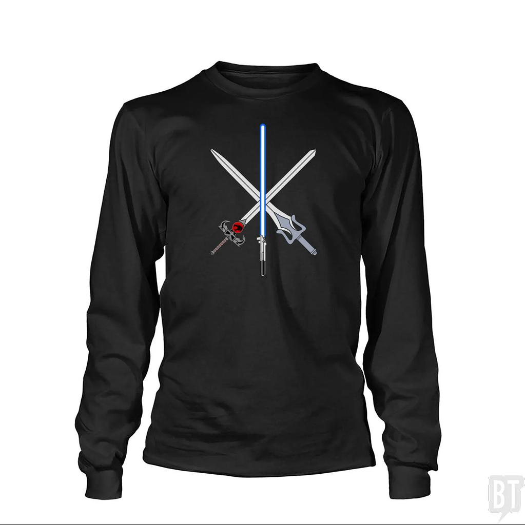 BustedTees: Choose Your Sword Long Sleeve