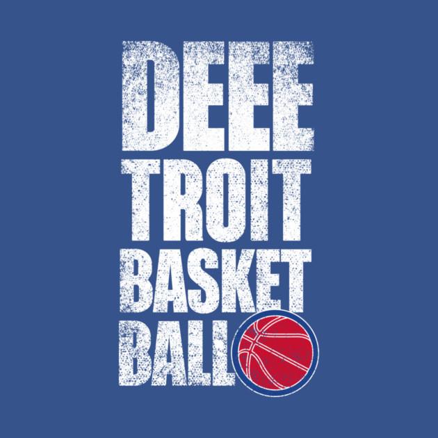 TeePublic: Vintage Deeetroit Basketball Funny Detroit Basketball Retro