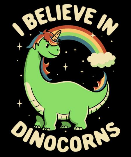 Qwertee: I Believe in Dinocorns