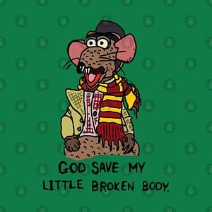 Graphic for Muppet Christmas Carol - Rizzo's little broken body