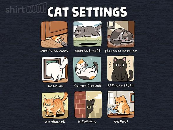 Woot!: Cat Settings