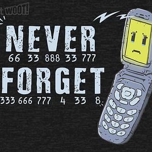 Graphic for Never Forget Multi-Tap Texting