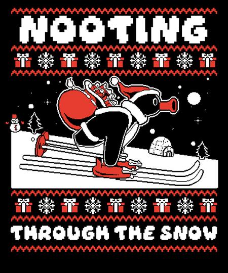 Qwertee: Nooting Through The Snow