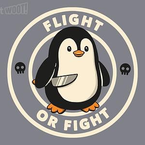 Graphic for Flight or Fight Penguin