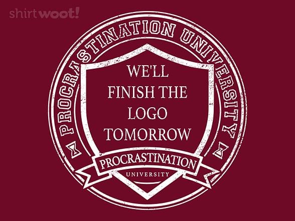 Woot!: Procrastination University Logo