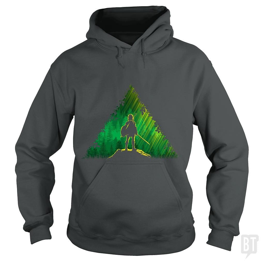 BustedTees: Link In A Forest Hoodie