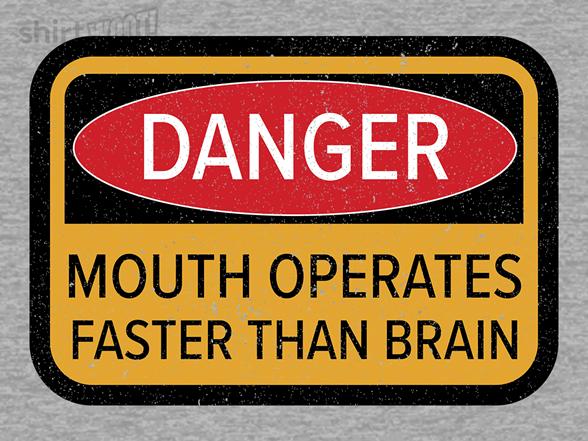 Woot!: Mouth Operates Faster Than Brain