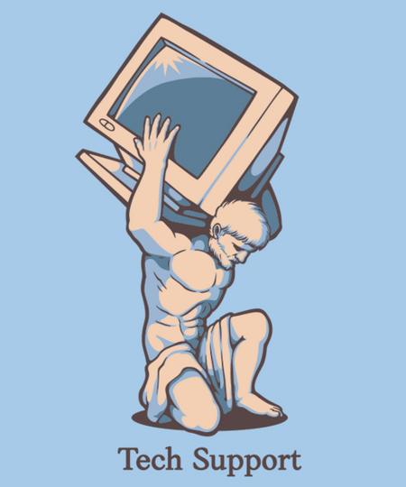 Qwertee: Tech Support Atlas Computer