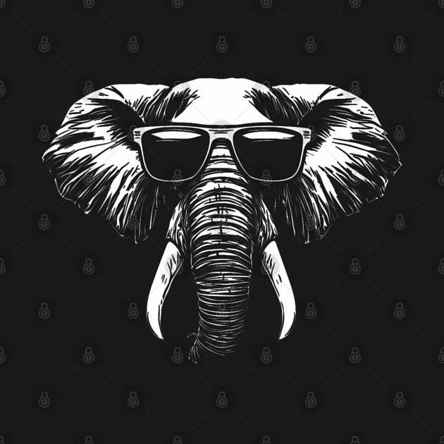 TeePublic: Elephant Wearing Sunglasses