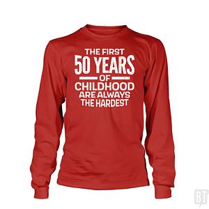 Graphic for First 50 Years Long Sleeve