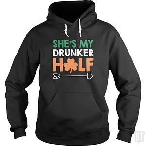 Graphic for She's My Drunker Half Hoodie