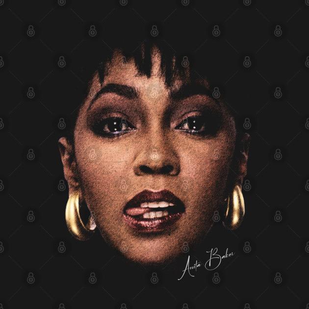 TeePublic: Vintage Anita Baker Big Head