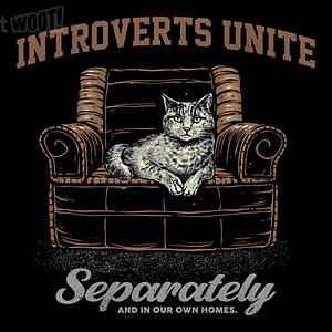 Graphic for Introverts Unite Separately