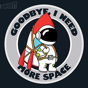 Graphic for Goodbye, I Need More Space