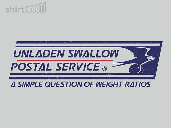 Woot!: Unladen Swallow Postal Service