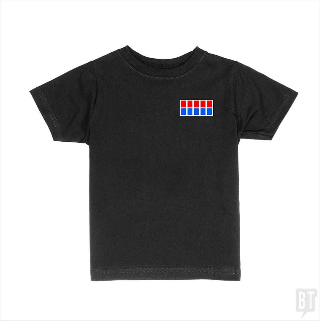 BustedTees: Imperial Officer Kids Shirt