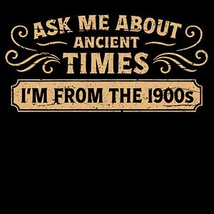 Graphic for Ask Me About Ancient Times