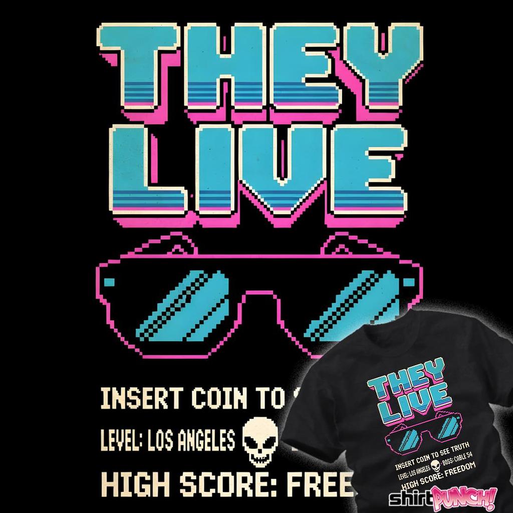 ShirtPunch: They Live 8bit