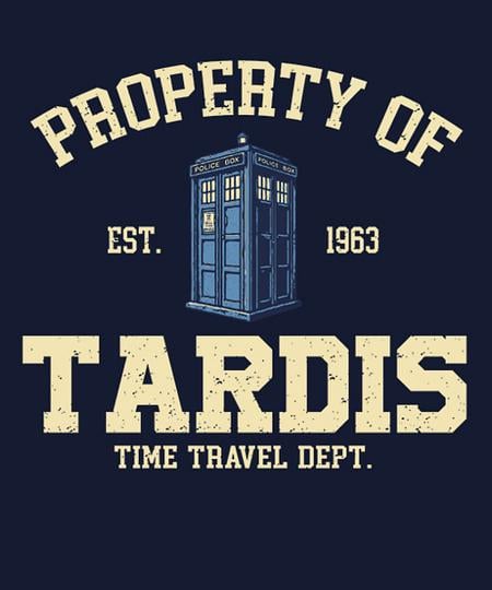 Qwertee: Property of tardis