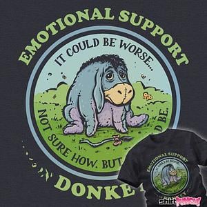 Graphic for Emotional Support Donkey